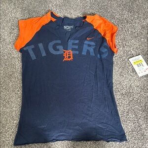Nike Women’s  Navy and Orange Tigers Jersey Detroit
